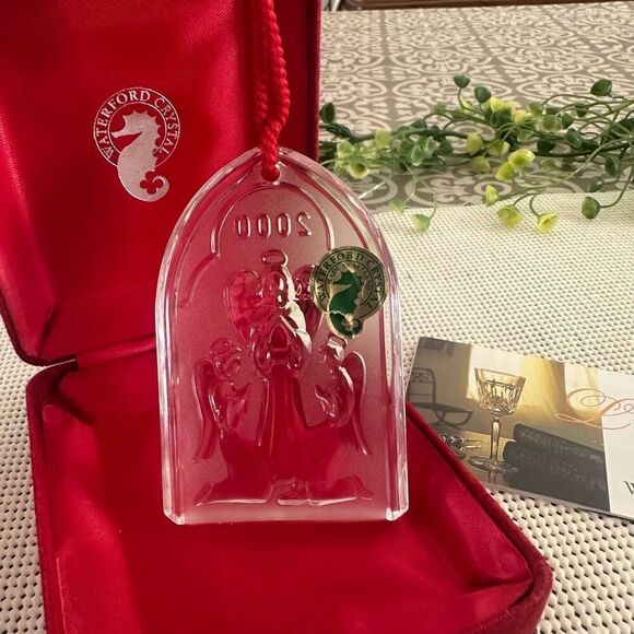 Waterford Crystal ANGELS Ornament 2000 Y2k The Nativity Collection Vintage - Picture 3 of 6